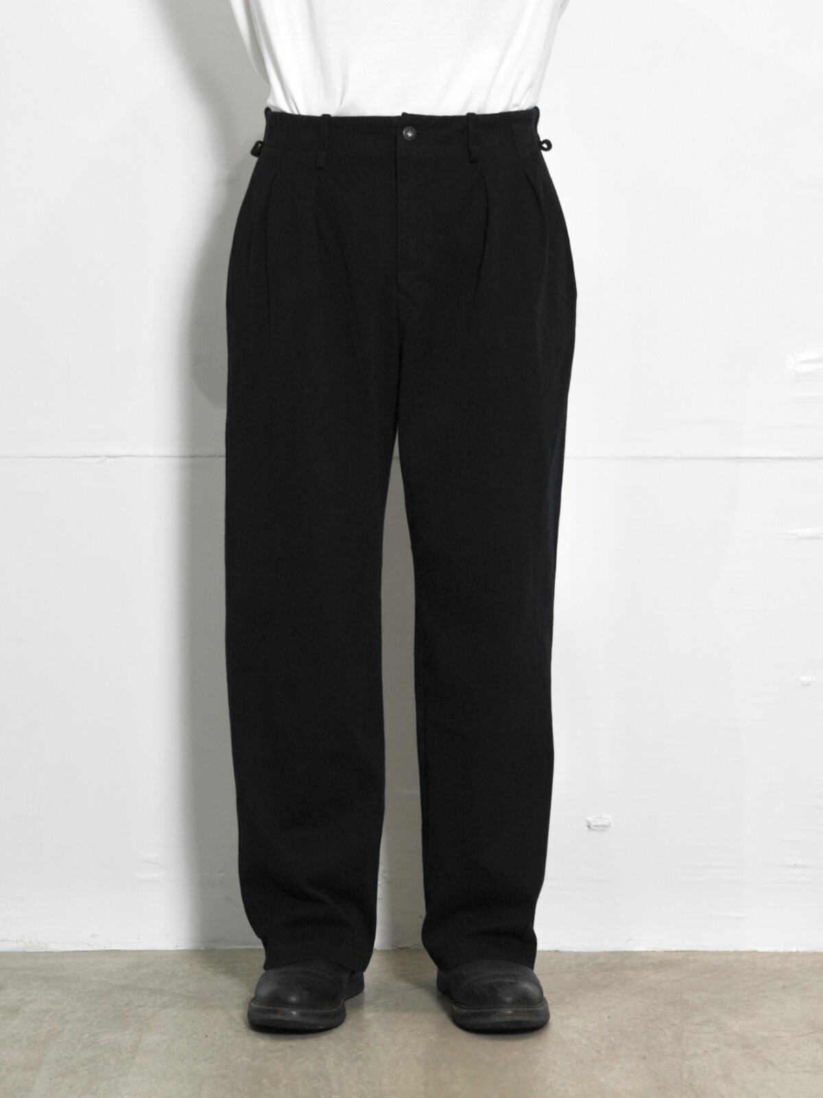 CURLY&Co. 女士 & 男士 DENIM 2TUCK WIDE EZ SLACKS -overdyed-  图片2