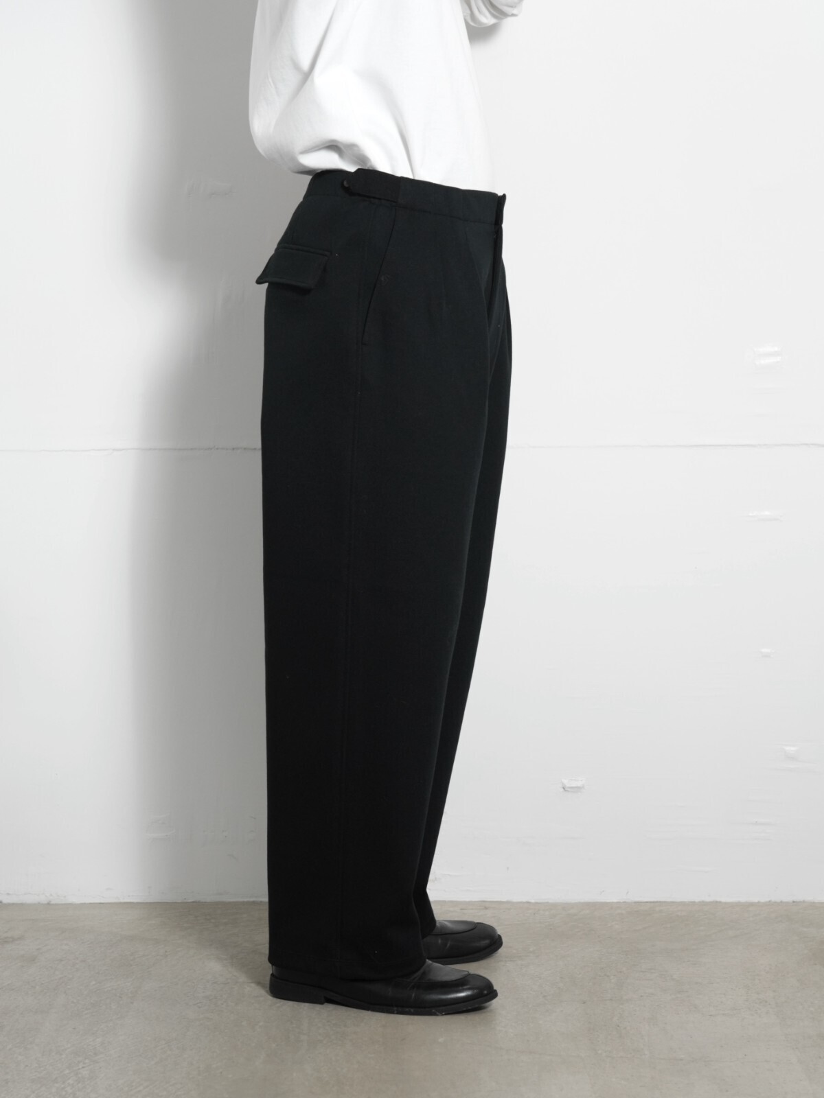 CURLY&Co. WOMENS & MENS STRAIGHT SILHOUETTE TAB PANTS -solid-  IMAGE3