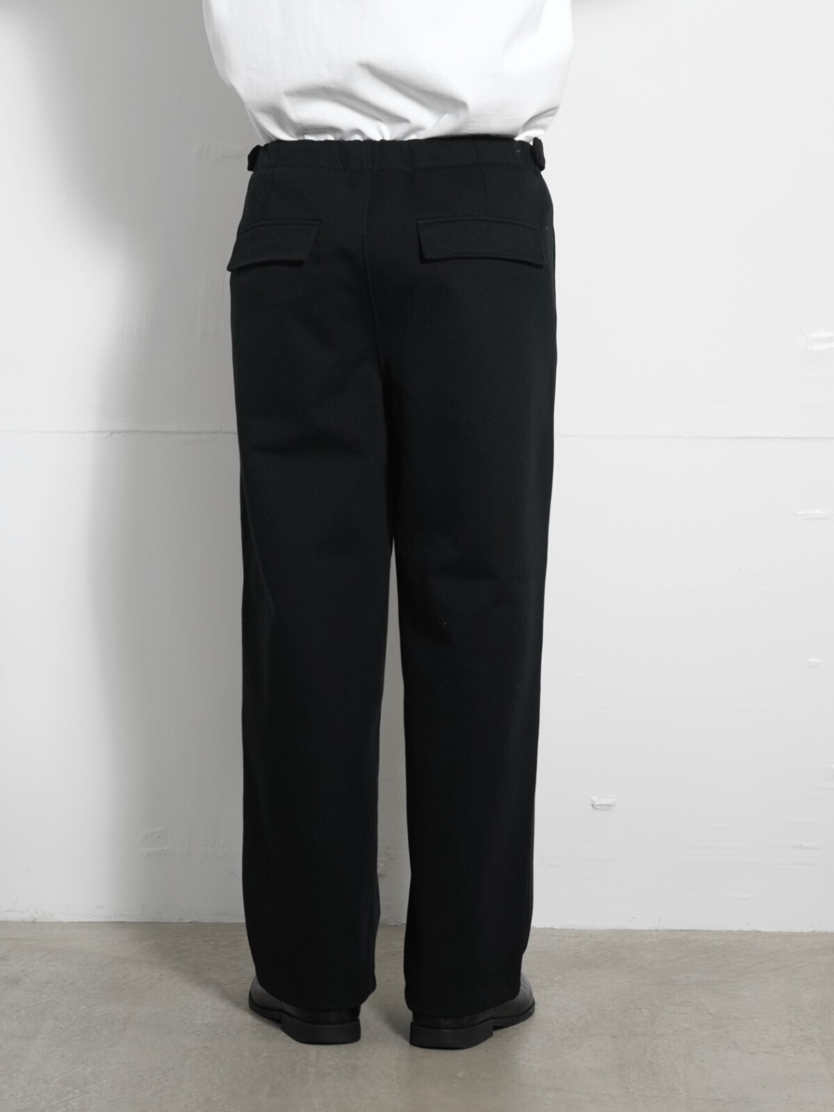 CURLY&Co. WOMENS & MENS STRAIGHT SILHOUETTE TAB PANTS -solid-  IMAGE4