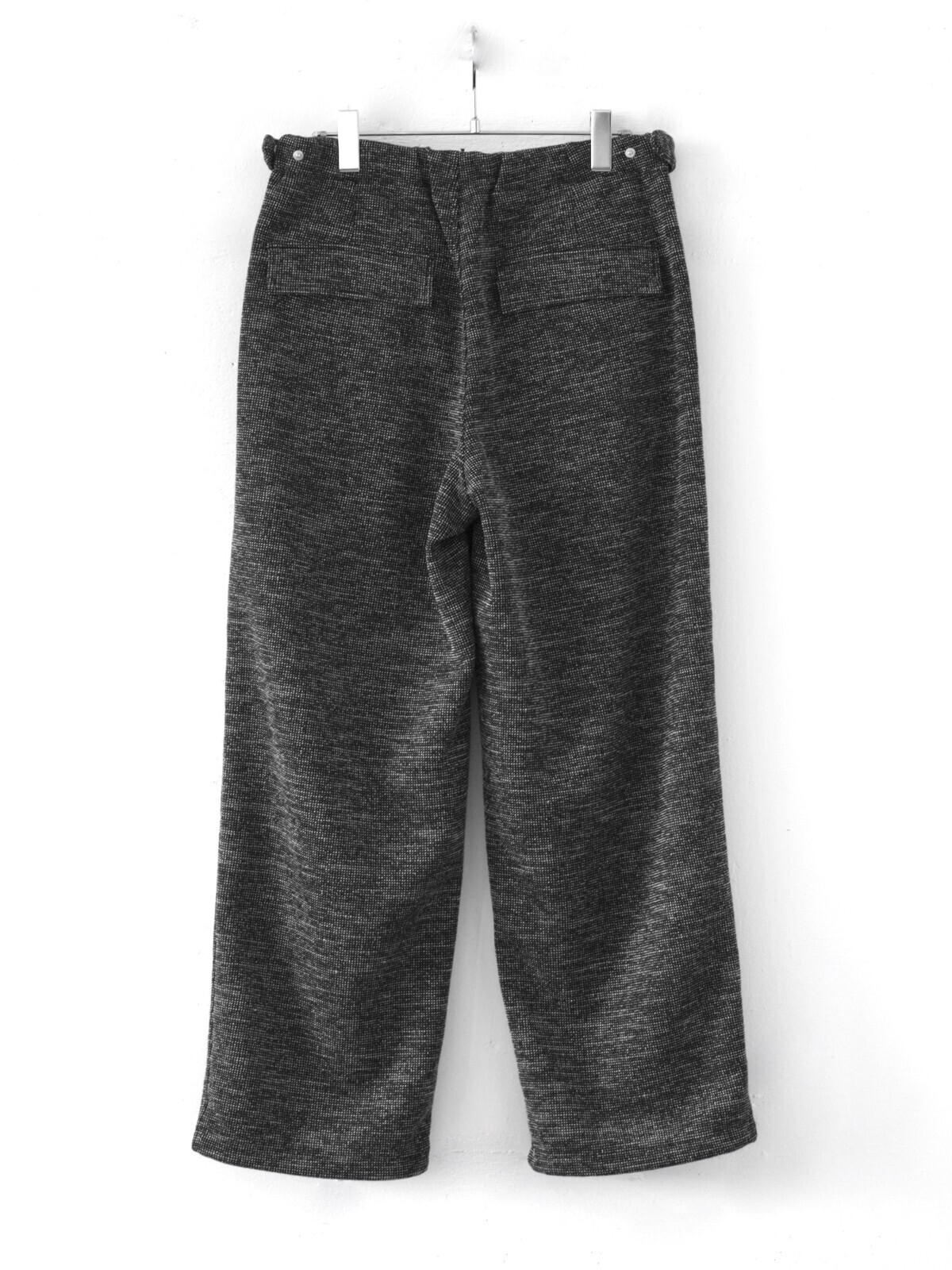 CURLY&Co. WOMENS & MENS STRAIGHT SILHOUETTE TAB PANTS -tweed-  IMAGE12