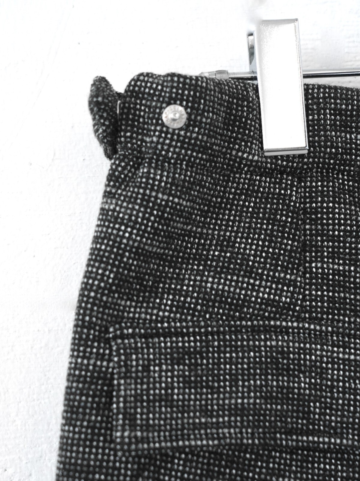 CURLY&Co. WOMENS & MENS STRAIGHT SILHOUETTE TAB PANTS -tweed-  IMAGE10