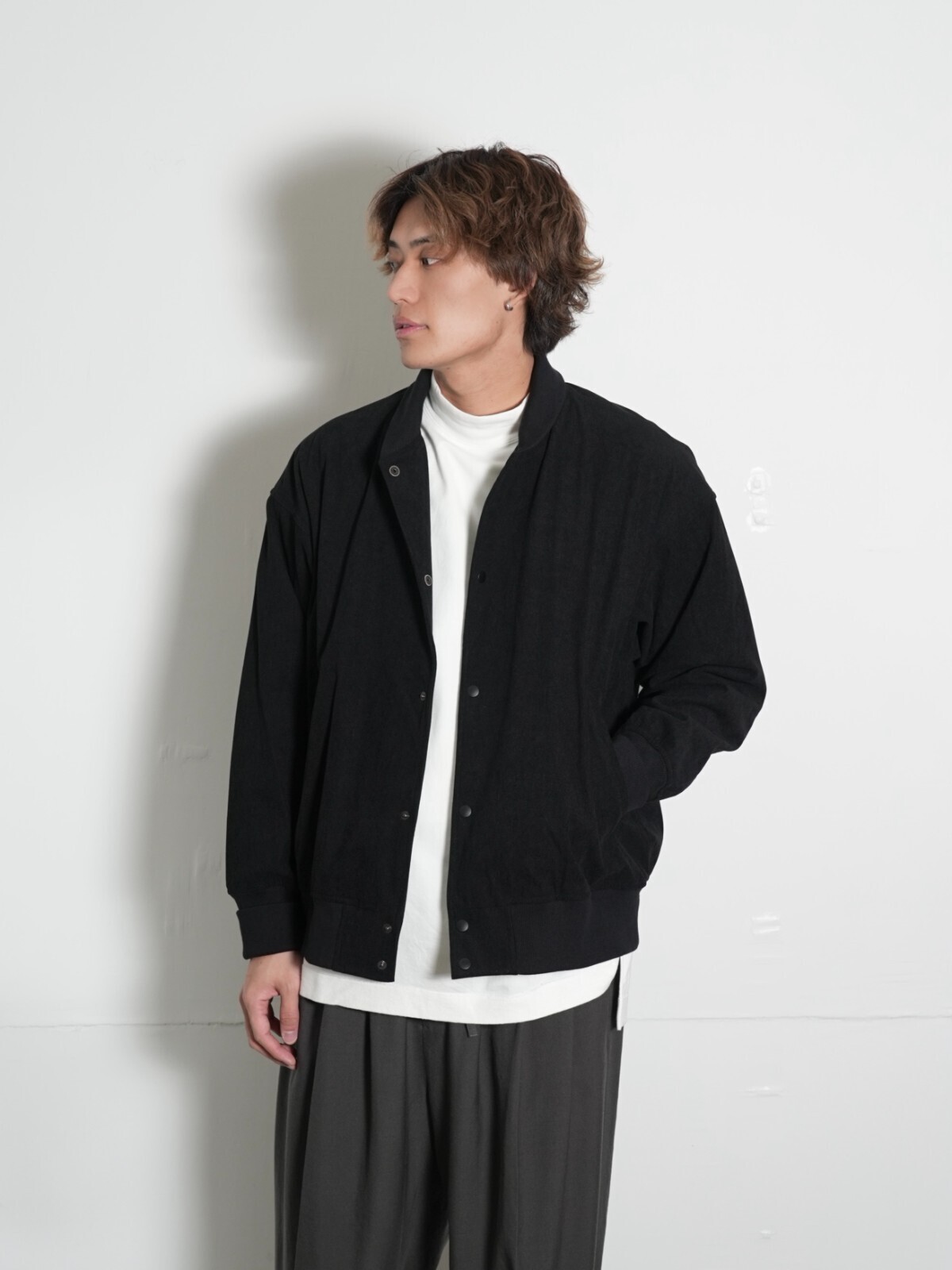 CURLY&Co. 女士 & 男士 TRICOT CORDUROY VARSITY JACKET  圖片10