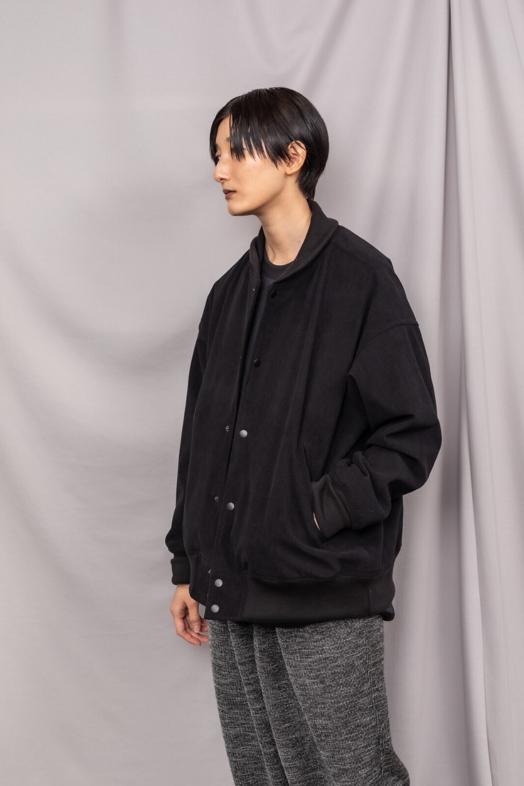 CURLY&Co. 女士 & 男士 TRICOT CORDUROY VARSITY JACKET  圖片16