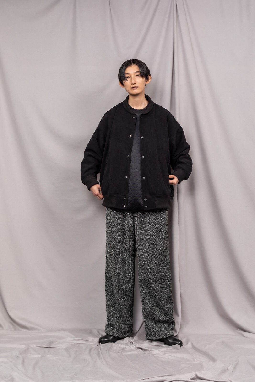 CURLY&Co. 女士 & 男士 TRICOT CORDUROY VARSITY JACKET  圖片15