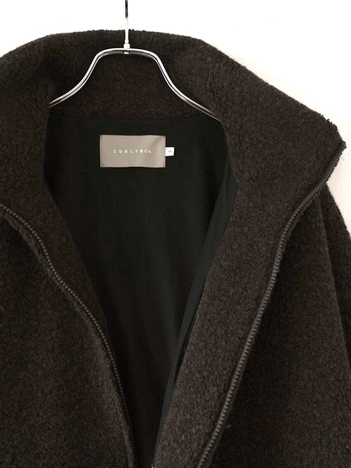 CURLY&Co. 女士 & 男士 RECYCLED WOOL TUBE-NECK BLOUSON  图片7