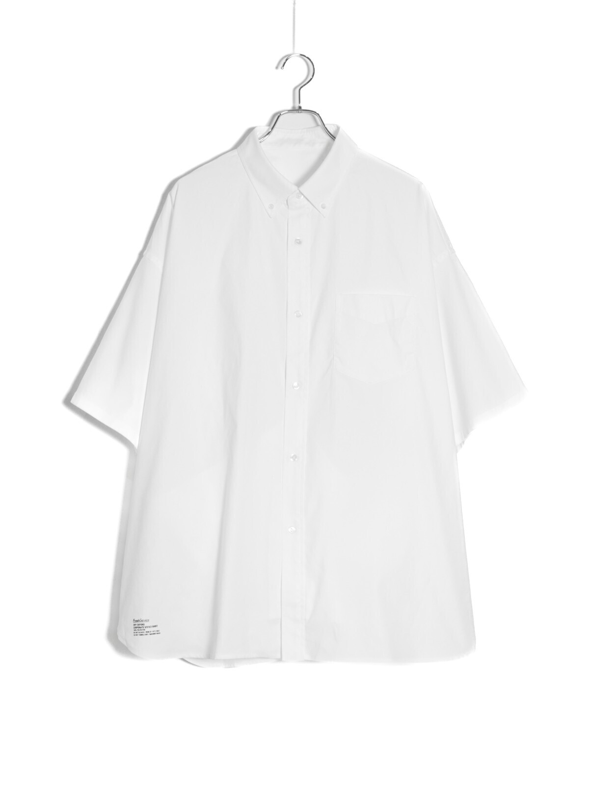 フレッシュサービス メンズ ドライオックスフォード コーポレートボタンダウンシャツ(半袖) 写真1
