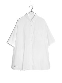 フレッシュサービス メンズ ドライオックスフォード コーポレートボタンダウンシャツ(半袖) 写真1