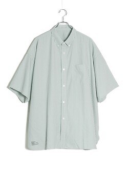 フレッシュサービス メンズ ドライオックスフォード コーポレートボタンダウンシャツ(半袖) 写真4