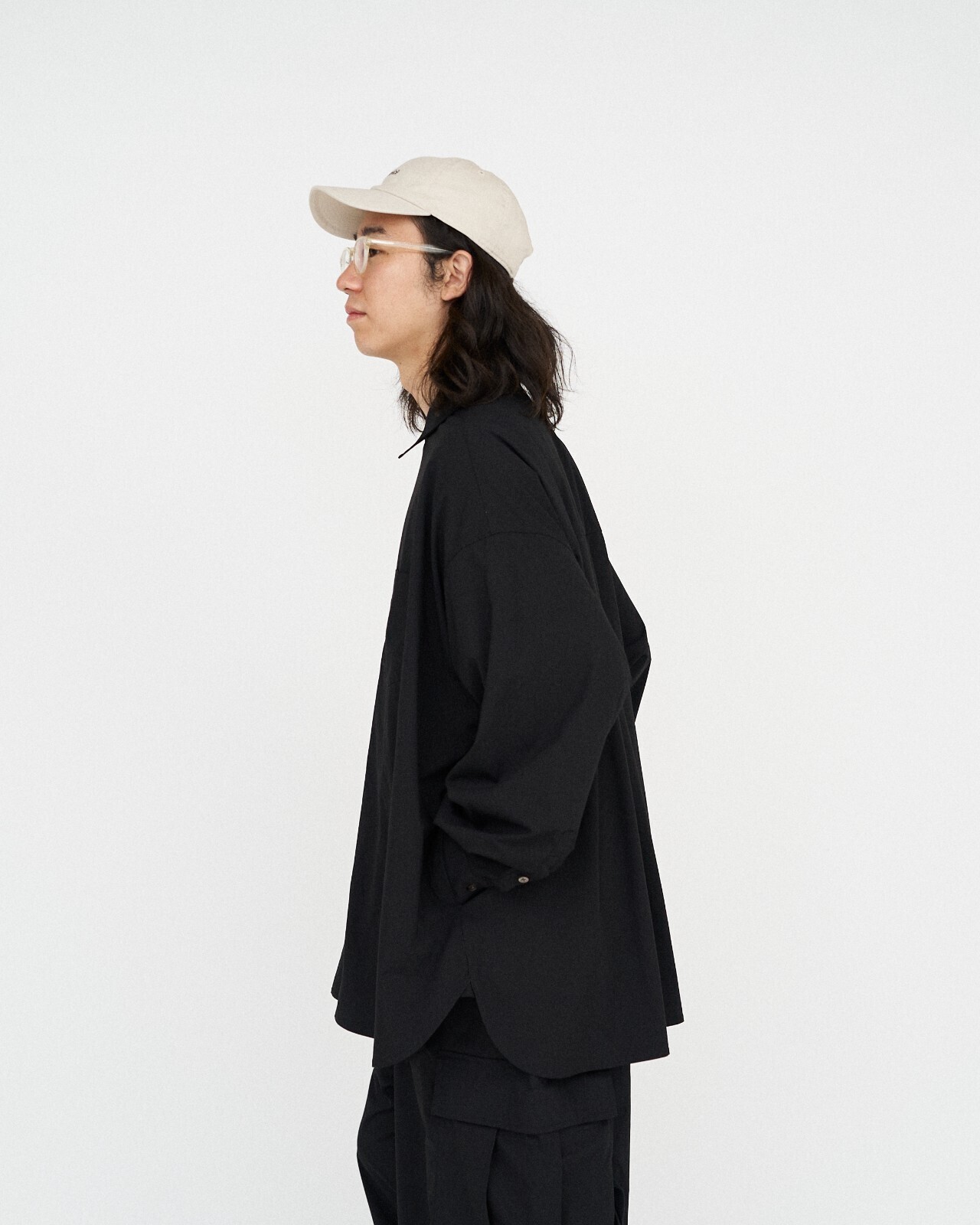 FreshService MENS MICRO TYPEWRITER CORPORATE L/S REGULAR COLLAR SHIRT IMAGE11