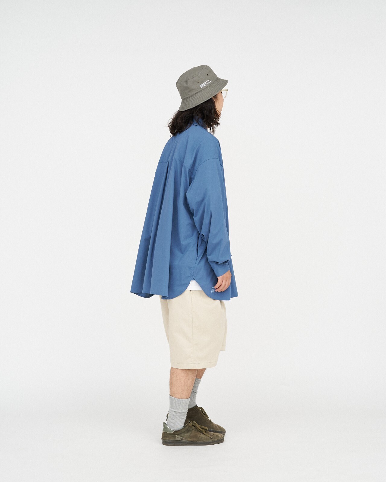 FreshService MENS MICRO TYPEWRITER CORPORATE L/S REGULAR COLLAR SHIRT IMAGE8