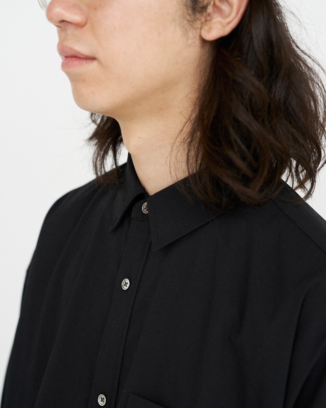 FreshService MENS MICRO TYPEWRITER CORPORATE L/S REGULAR COLLAR SHIRT IMAGE13