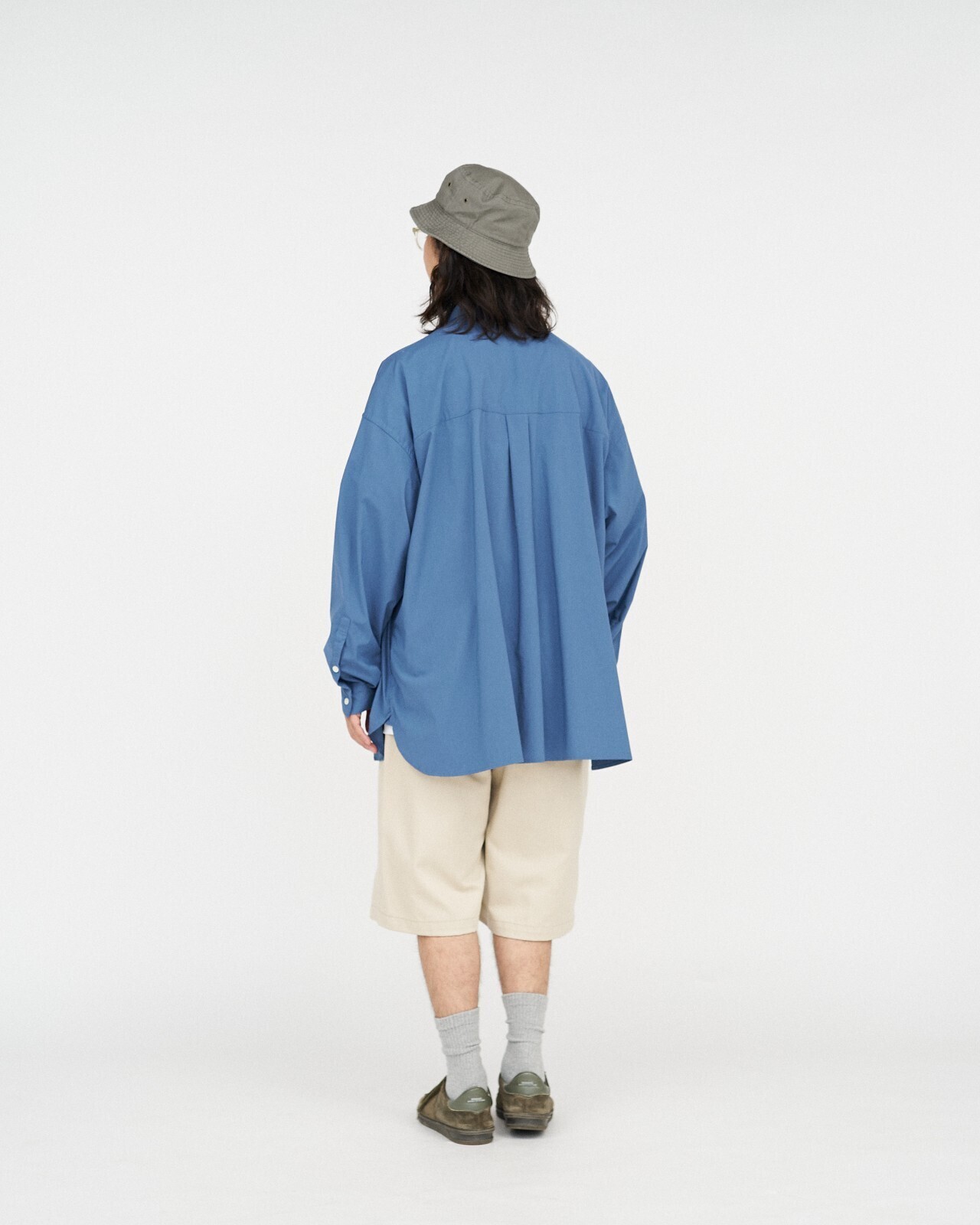 FreshService MENS MICRO TYPEWRITER CORPORATE L/S REGULAR COLLAR SHIRT IMAGE9