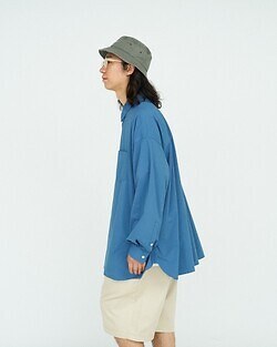 FreshService MENS MICRO TYPEWRITER CORPORATE L/S REGULAR COLLAR SHIRT IMAGE6