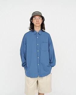 FreshService MENS MICRO TYPEWRITER CORPORATE L/S REGULAR COLLAR SHIRT IMAGE3