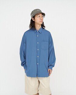 FreshService MENS MICRO TYPEWRITER CORPORATE L/S REGULAR COLLAR SHIRT IMAGE4