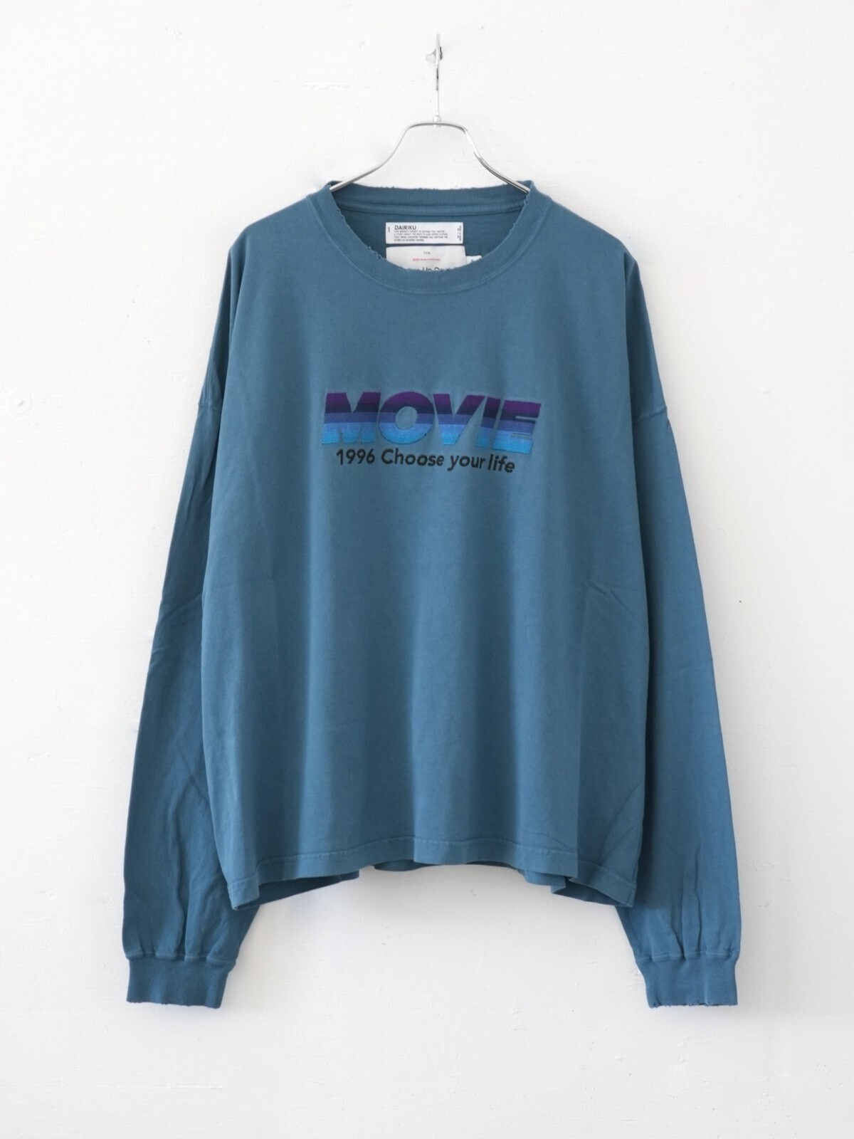 ダイリク レディース & メンズ ”MOVIE” ロングTシャツ 写真1