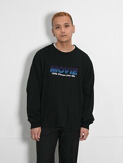 ダイリク レディース & メンズ ”MOVIE” ロングTシャツ 写真12