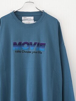 ダイリク レディース & メンズ ”MOVIE” ロングTシャツ 写真2