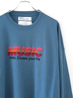 ダイリク レディース & メンズ ”MUSIC” ロングTシャツ 写真3