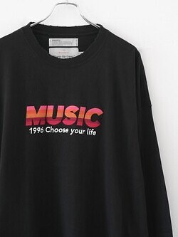 ダイリク レディース & メンズ ”MUSIC” ロングTシャツ 写真11