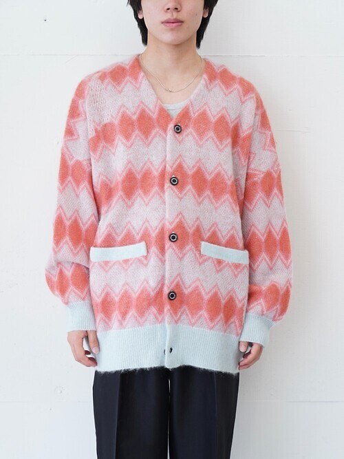 Mohair Border Cardigan｜DAIRIKU 女士 & 男士