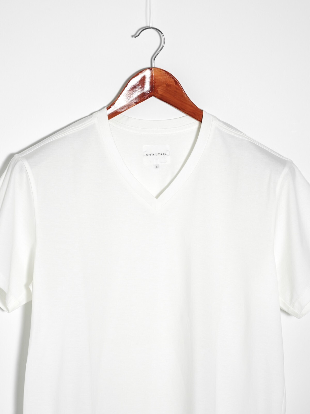 カーリー メンズ ウルティマコットン VネックTシャツ 画像2