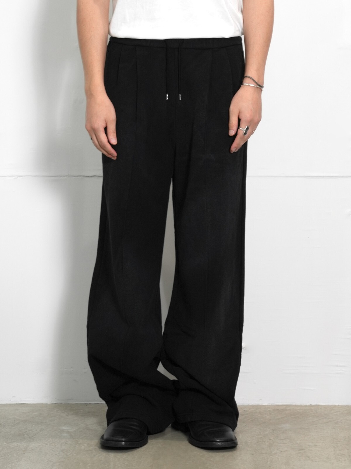 ダイリク レディース & メンズ "撥水" ヴィンテージウォッシュ ワイドスウェットパンツ 画像14