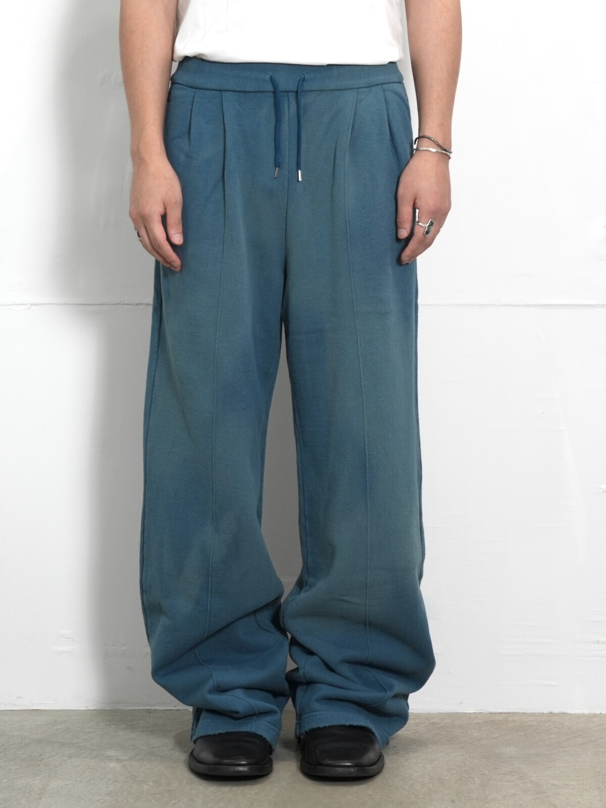 ダイリク レディース & メンズ "撥水" ヴィンテージウォッシュ ワイドスウェットパンツ 画像7