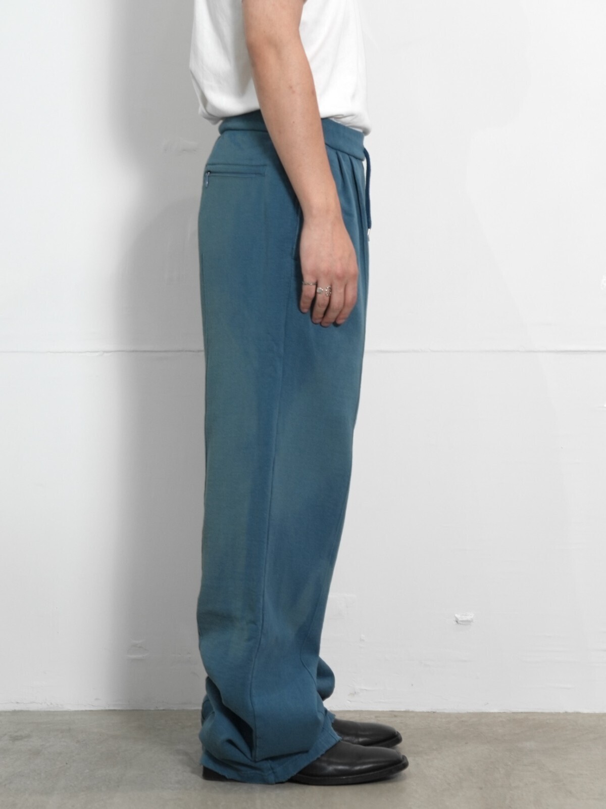 ダイリク レディース & メンズ "撥水" ヴィンテージウォッシュ ワイドスウェットパンツ 画像8