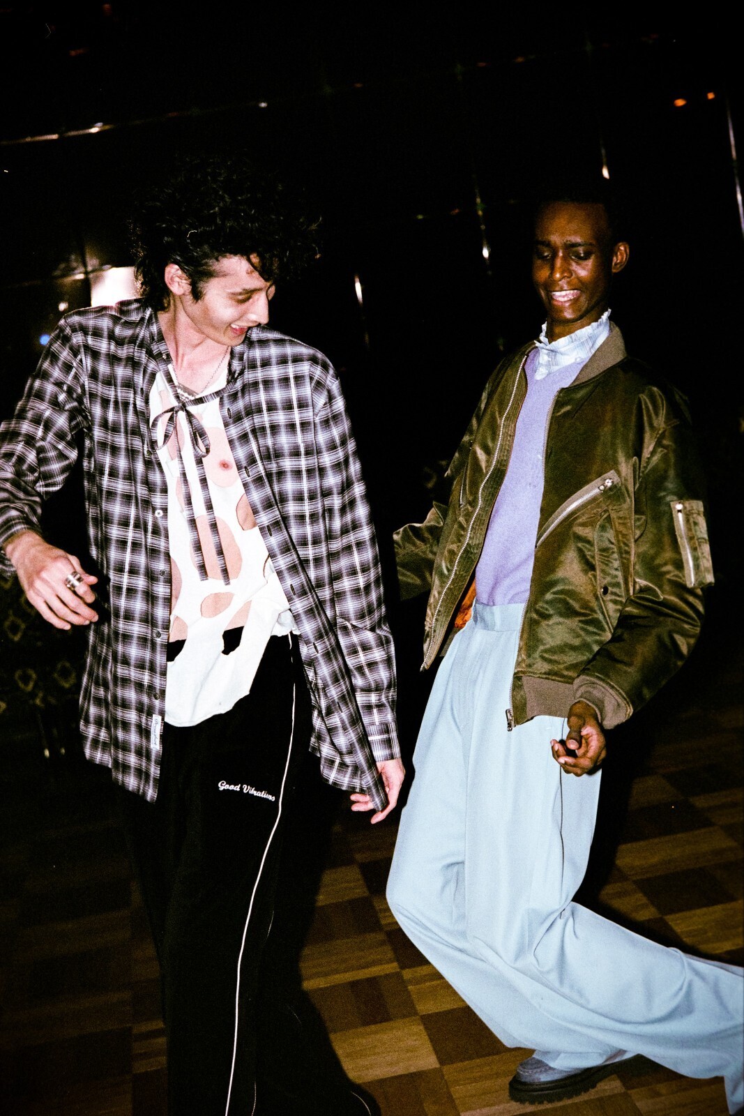 DAIRIKU 男士 "Terri" Tiedye Flight Jacket 图片11