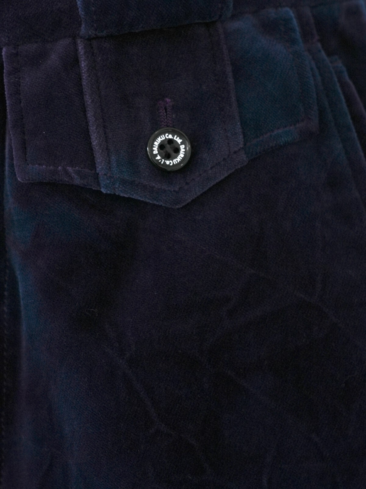 DAIRIKU WOMENS Tiedye Velour Flare Slacks IMAGE7