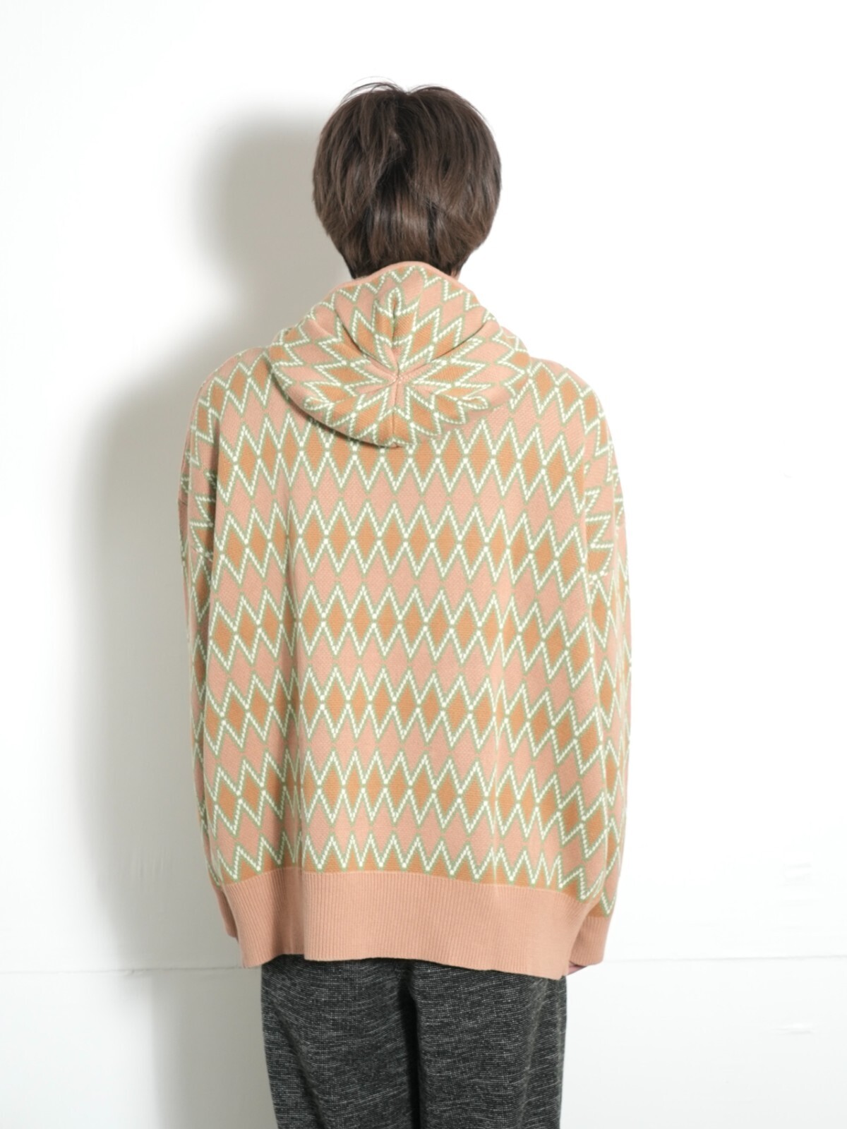 DAIRIKU 여성 & 남성 Face Cover Knit Pullover 이미지5