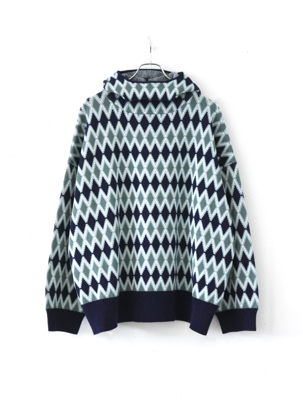 DAIRIKU 여성 & 남성 Face Cover Knit Pullover 이미지14