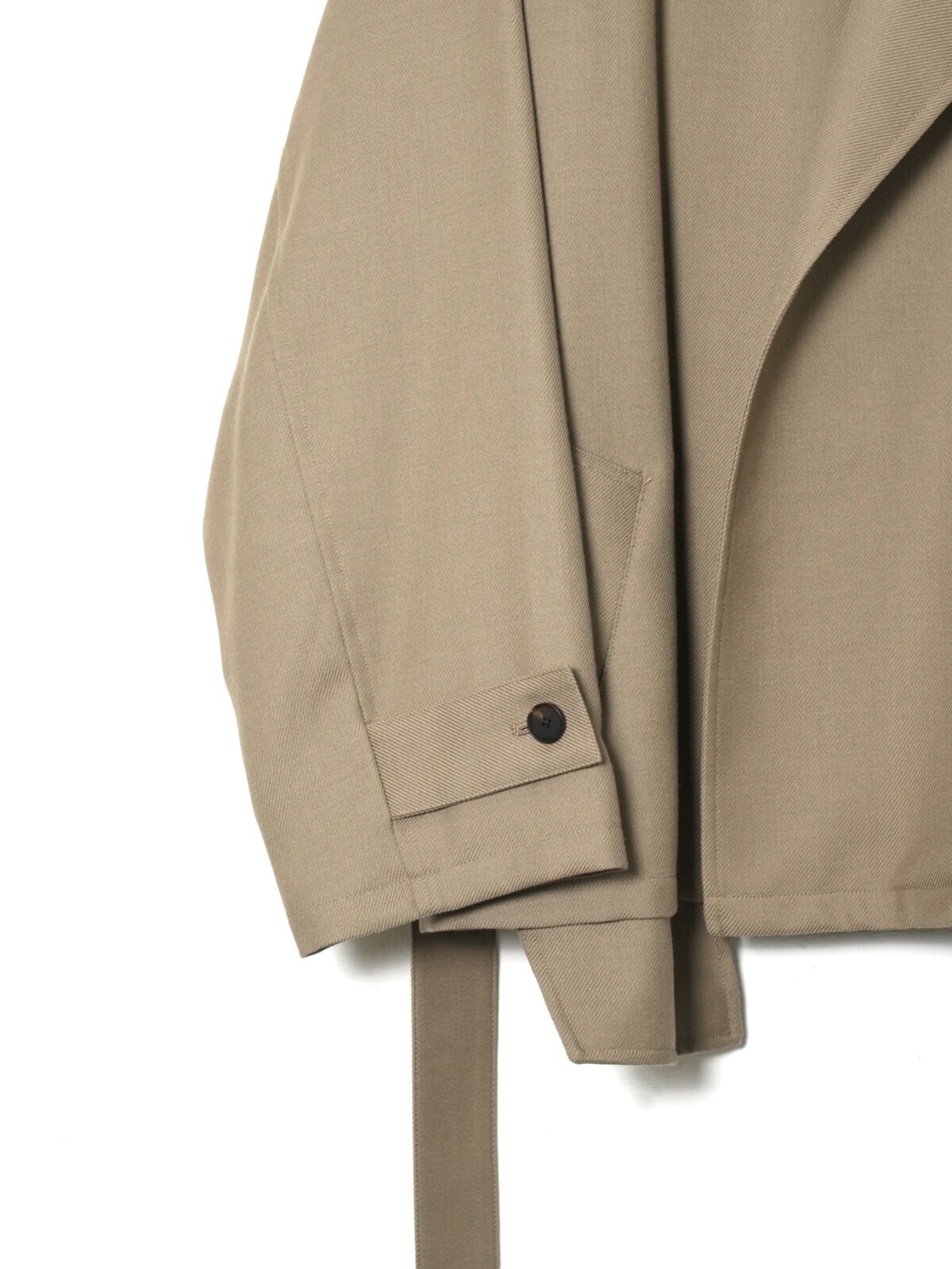 Blanc YM 女士 & 男士 Short Trench Coat 图片3