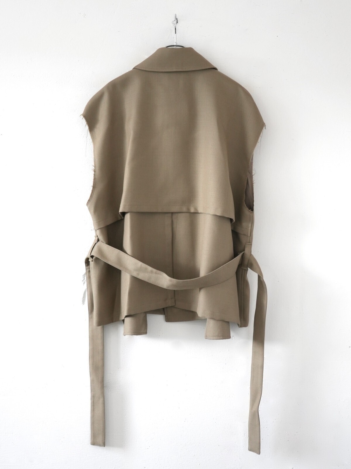 Blanc YM 여성 & 남성 Short Trench Vest 이미지20