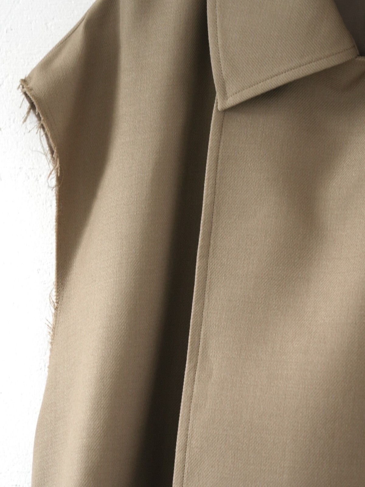 Blanc YM 여성 & 남성 Short Trench Vest 이미지19