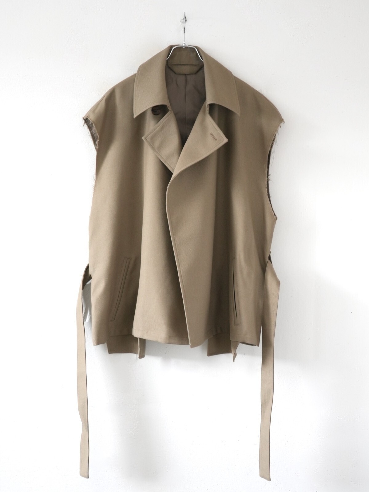 Blanc YM WOMENS & MENS Short Trench Vest IMAGE16