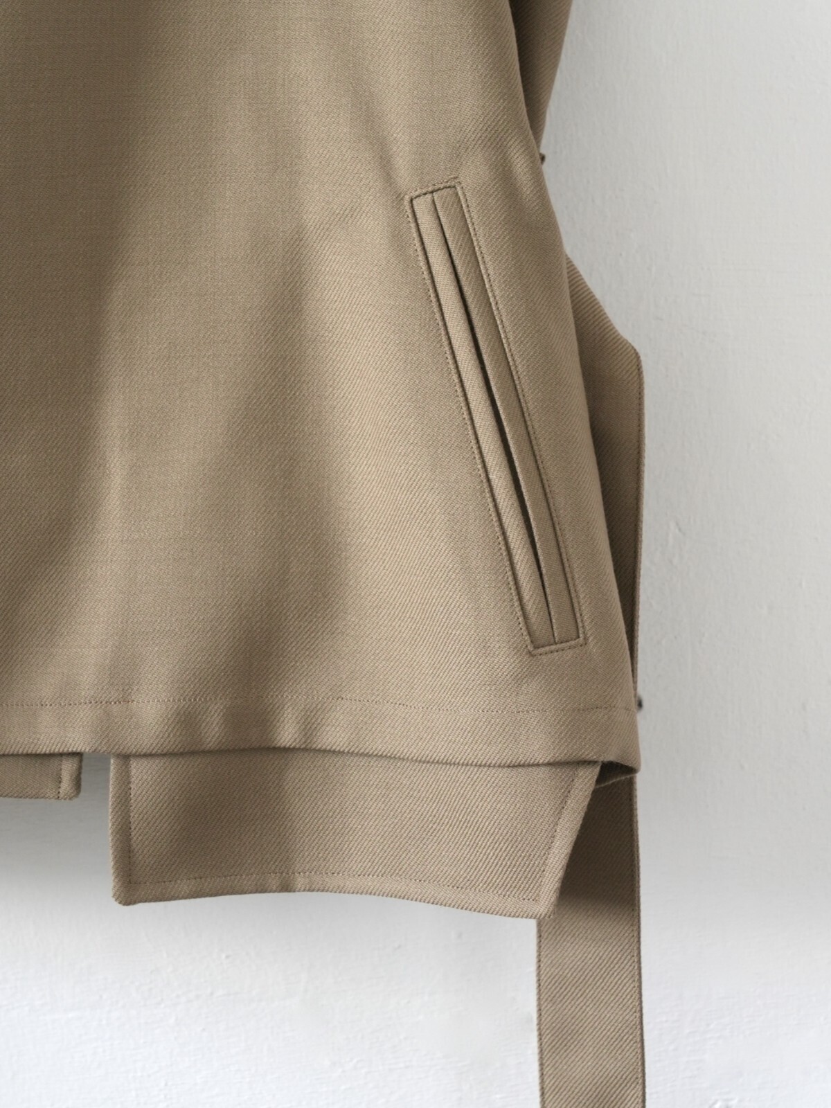 Blanc YM 여성 & 남성 Short Trench Vest 이미지18