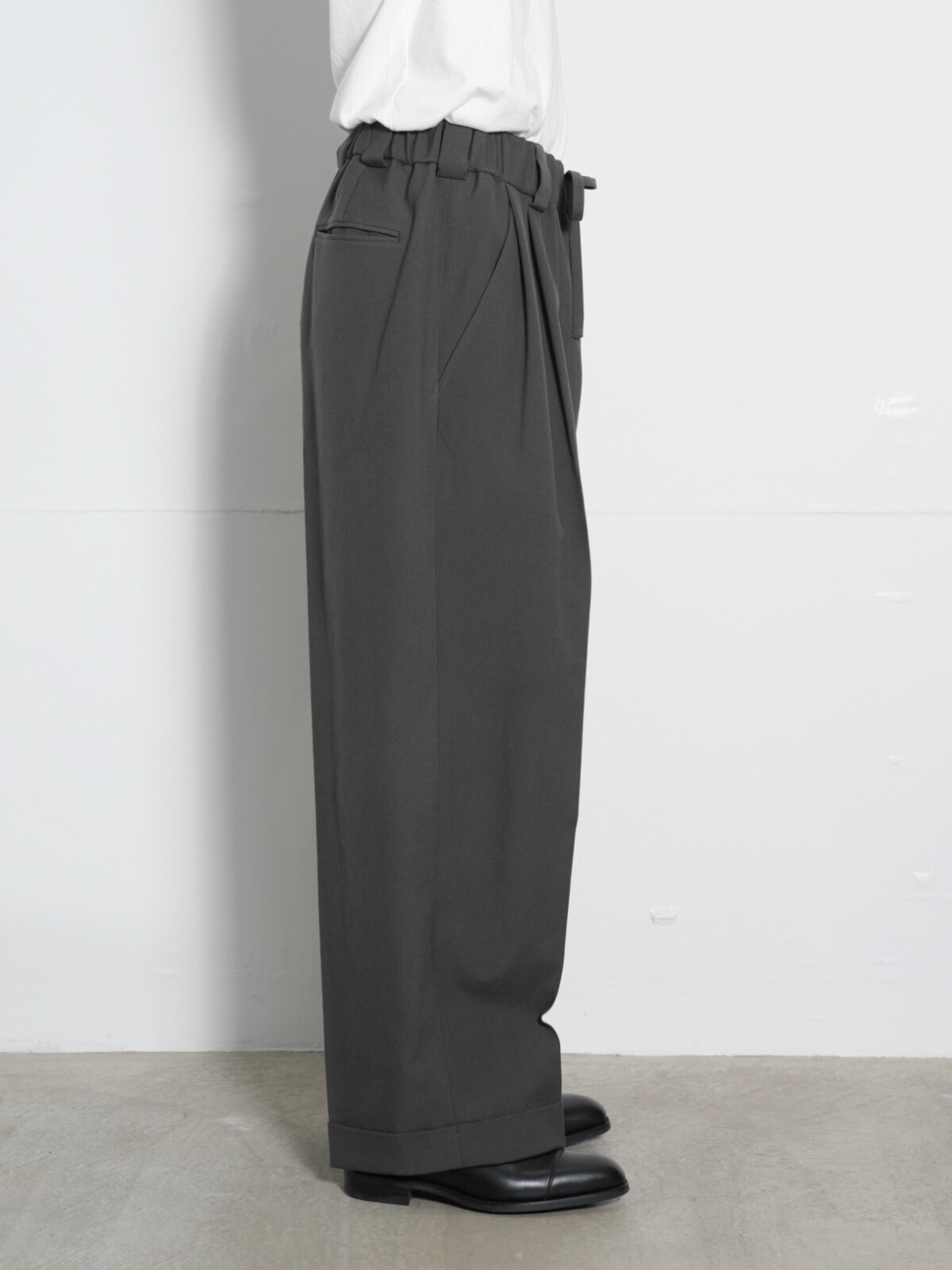 Blanc YM 女裝 & 男裝 Wide Easy Trousers 圖片8