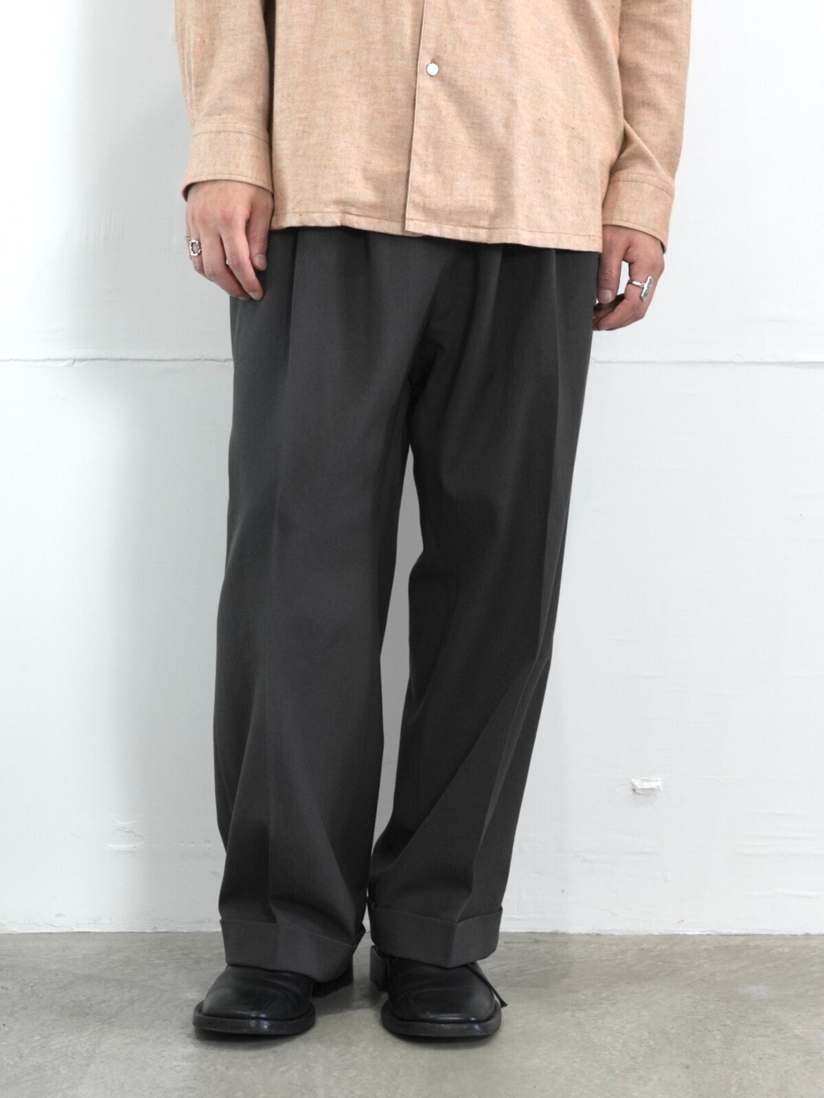 Blanc YM 女裝 & 男裝 Wide Easy Trousers 圖片19