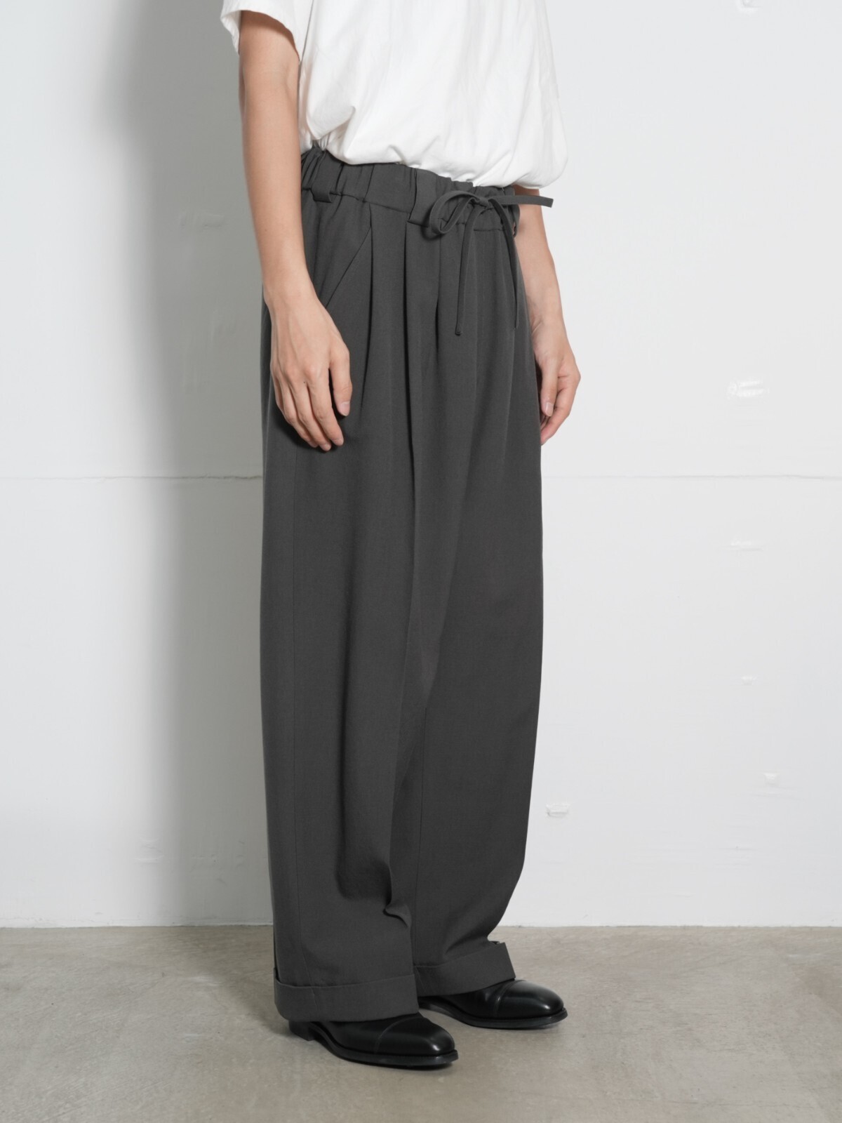 Blanc YM 女裝 & 男裝 Wide Easy Trousers 圖片7