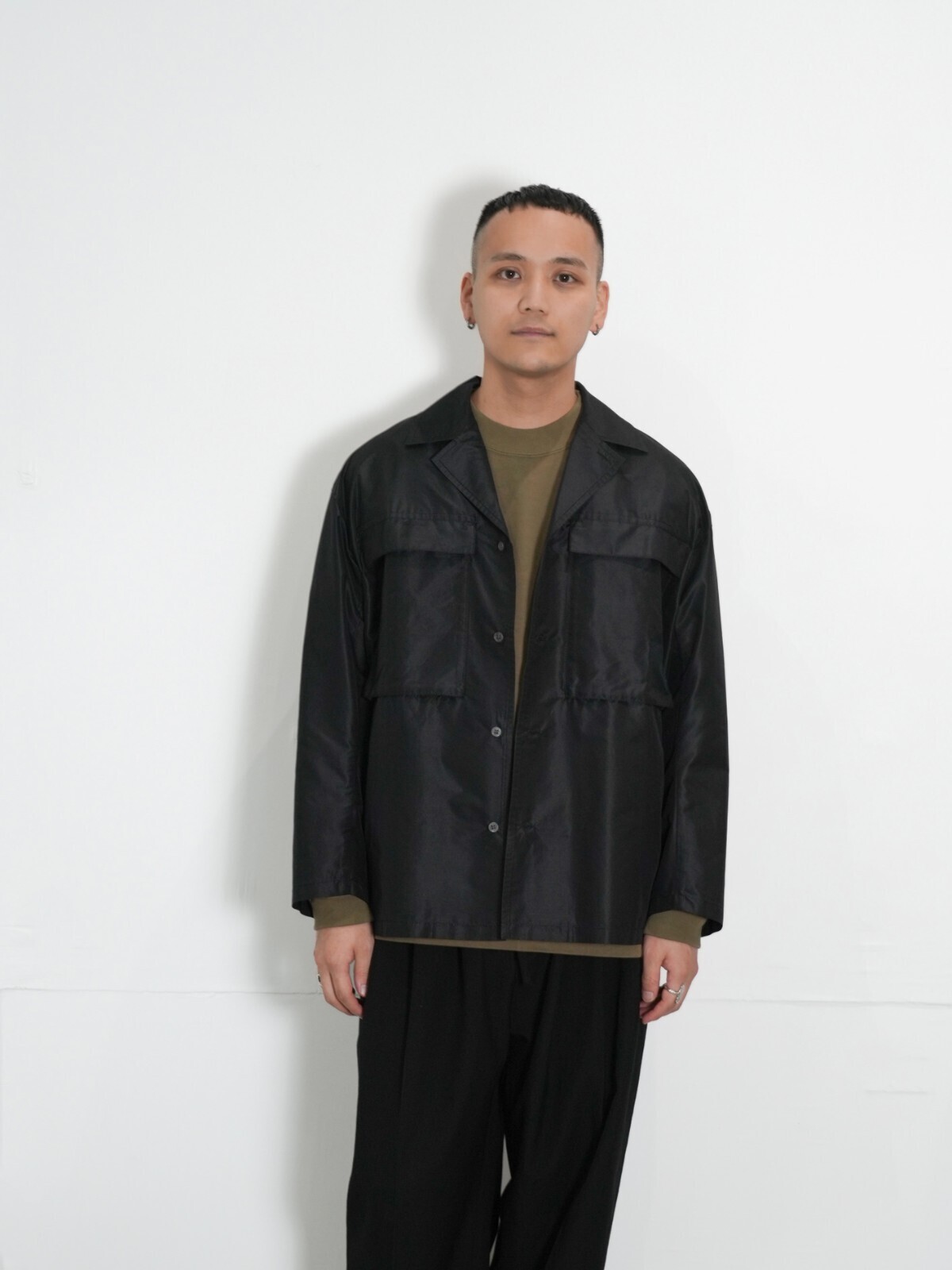 Blanc YM 女裝 & 男裝 Silk Shantung Utility JKT 圖片7