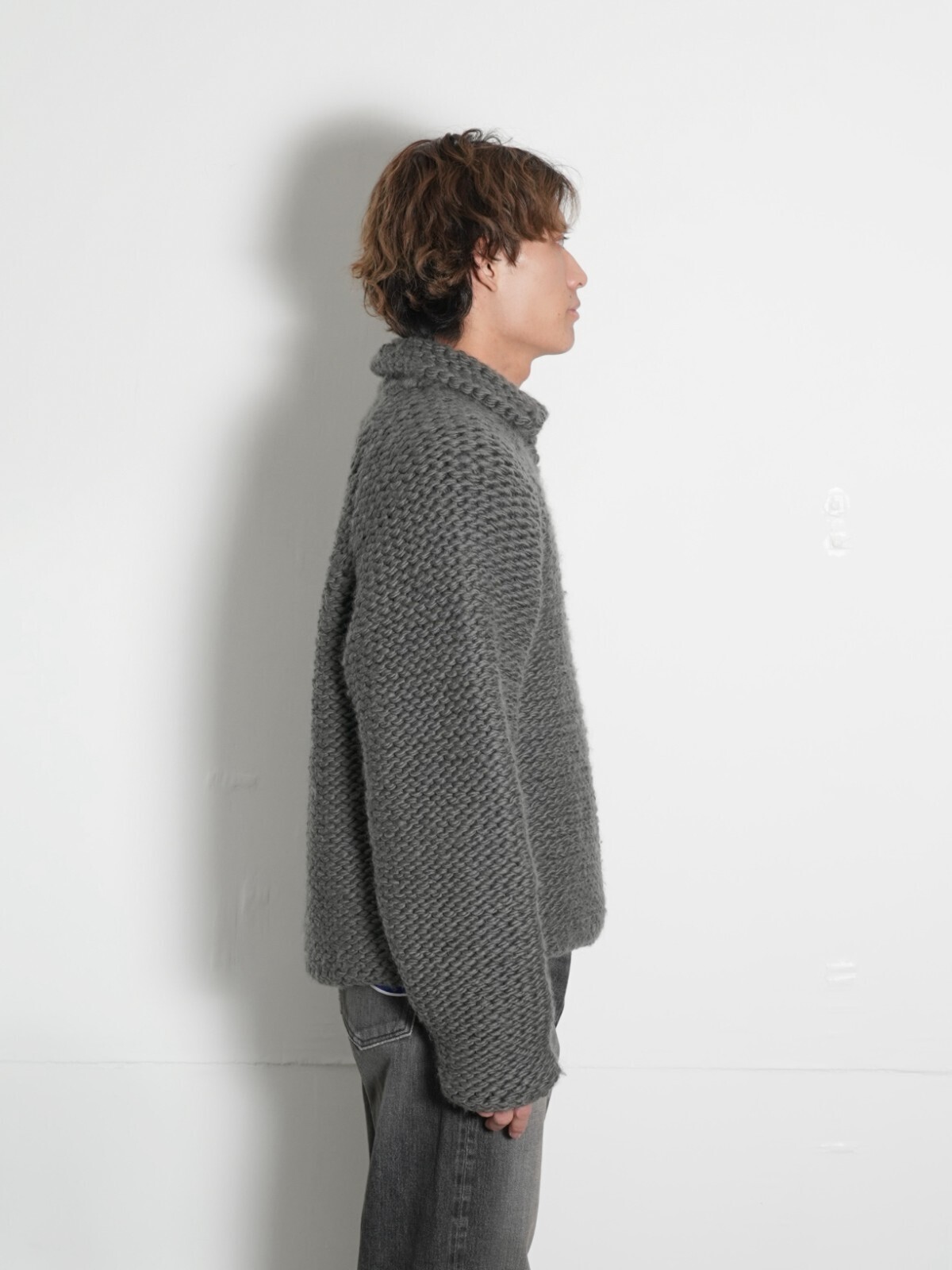 Blanc YM 女士 & 男士 Wool Knit Hand Skipper Shirt 圖片7