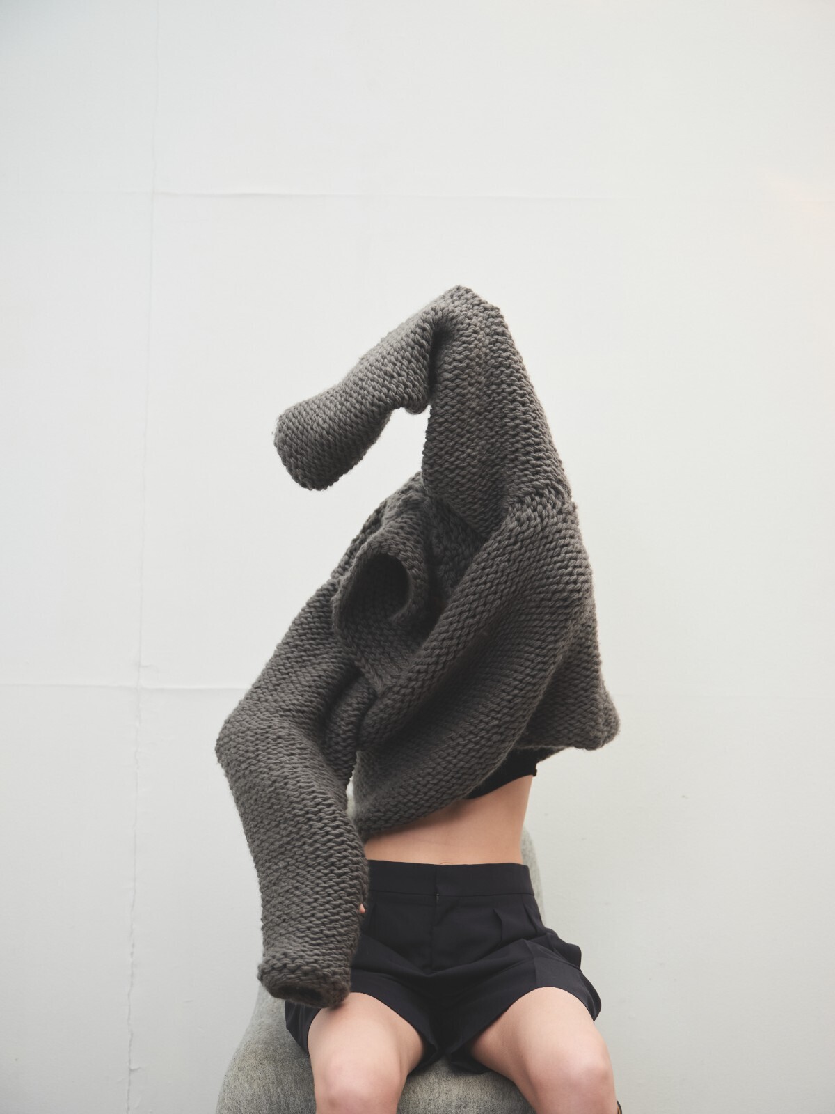 Blanc YM 女士 & 男士 Wool Knit Hand Skipper Shirt 圖片12