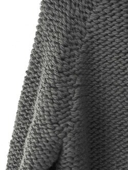 Blanc YM WOMENS & MENS Wool Knit Hand Skipper Shirt IMAGE5