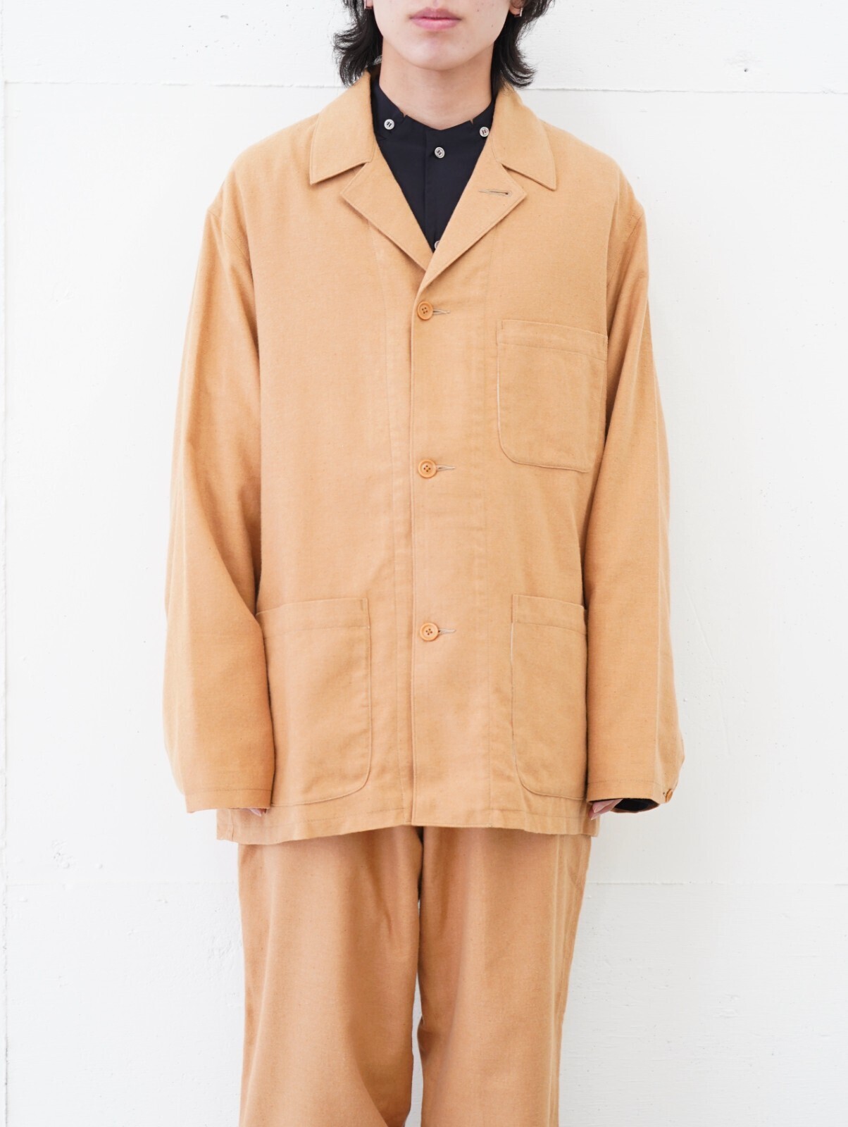 セブンバイセブン メンズ カバーオールジャケット -無染色オーガニックコットン- 画像1