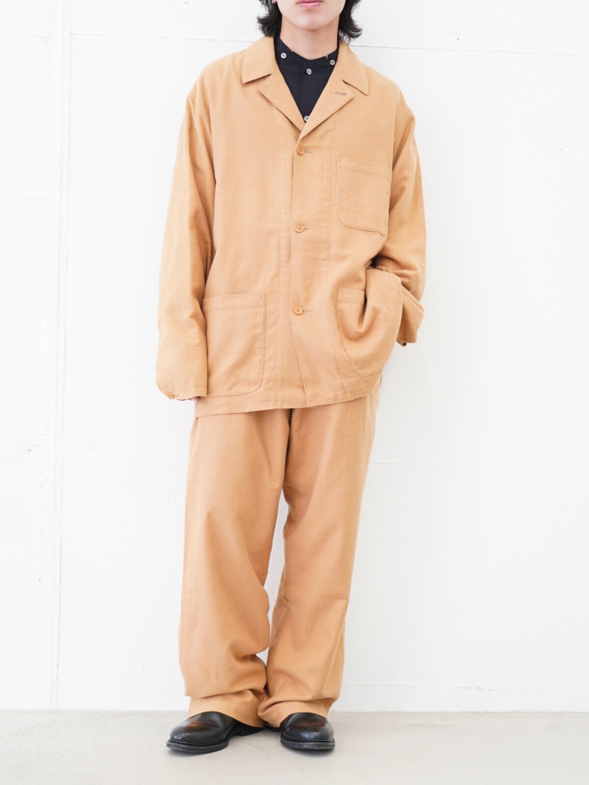 セブンバイセブン メンズ カバーオールジャケット -無染色オーガニックコットン- 画像5