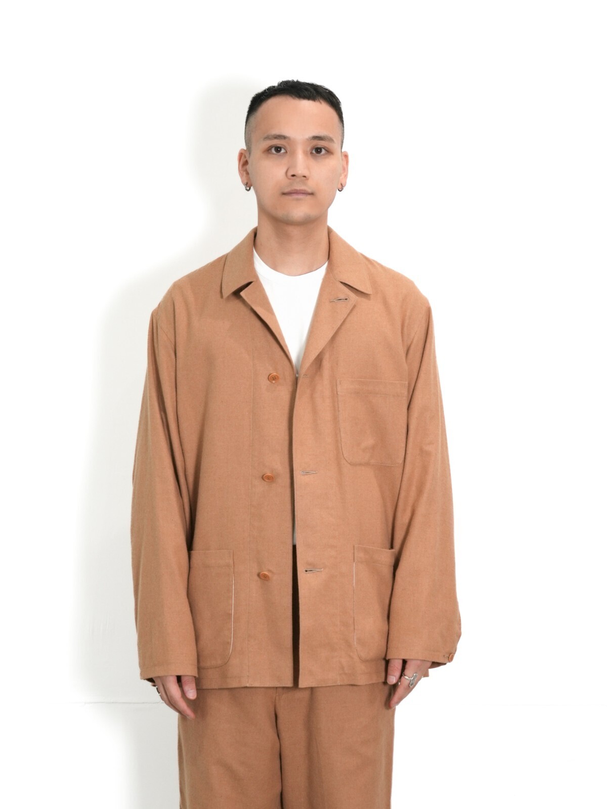 カバーオールジャケット -無染色オーガニックコットン- - セブン