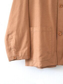 セブン バイ セブン メンズ カバーオールジャケット -無染色オーガニックコットン- 写真5
