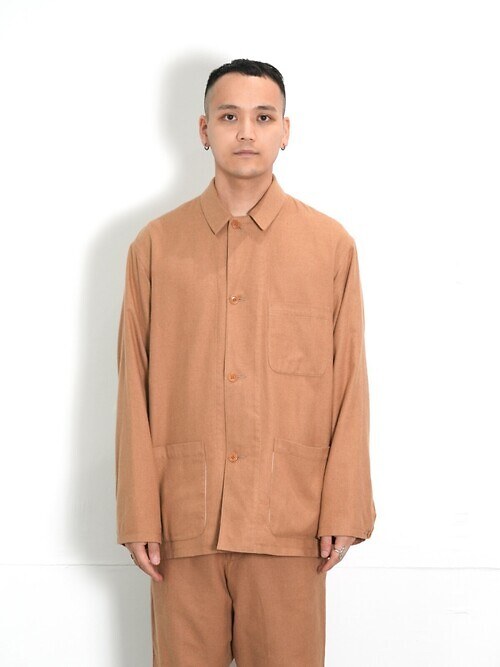 COVERALL JACKET - Unstained organic cotton -｜SEVEN BY SEVEN 남성